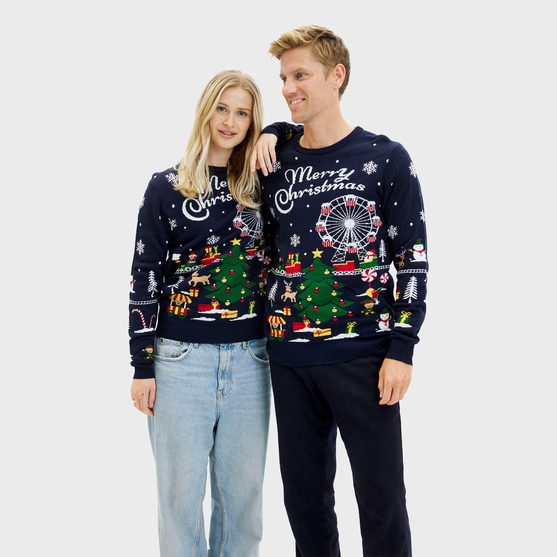 Christmas carnival weihnachtspullover - Herren